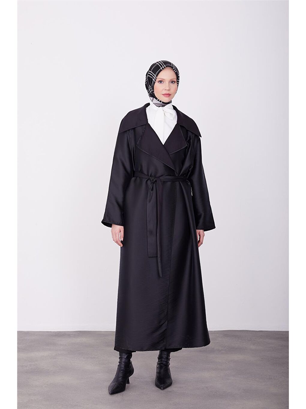 Çift Taraflı Giyilebilen Giy Çık 23K5318 Siyah-1