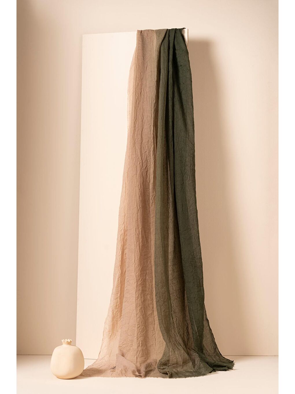 Haki Kadın Degrade Konfor Şal