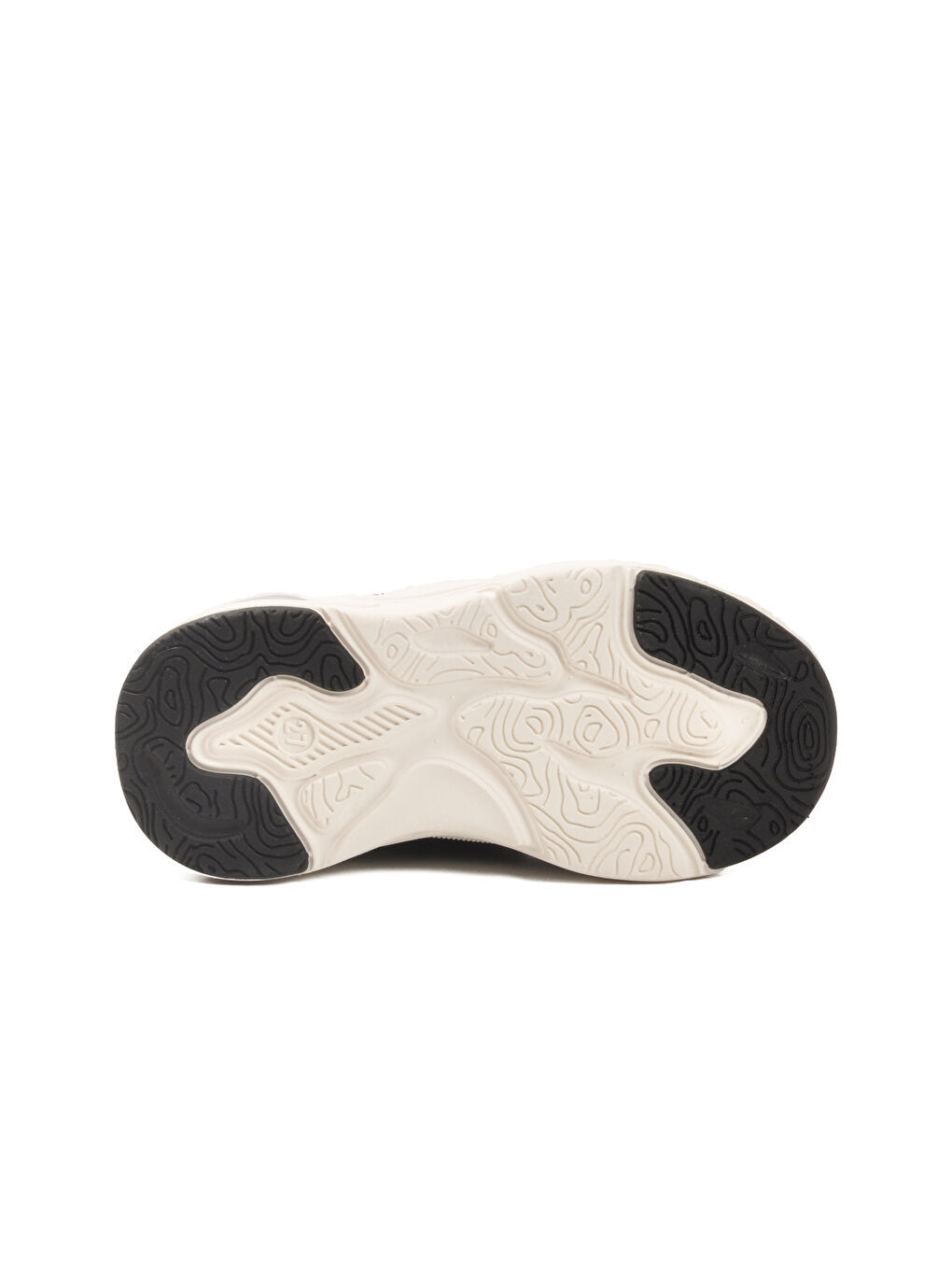 Siyah Beyaz Cırtlı Hafifi Erkek Çocuk Spor Ayakkabı Toti Cilt F-4