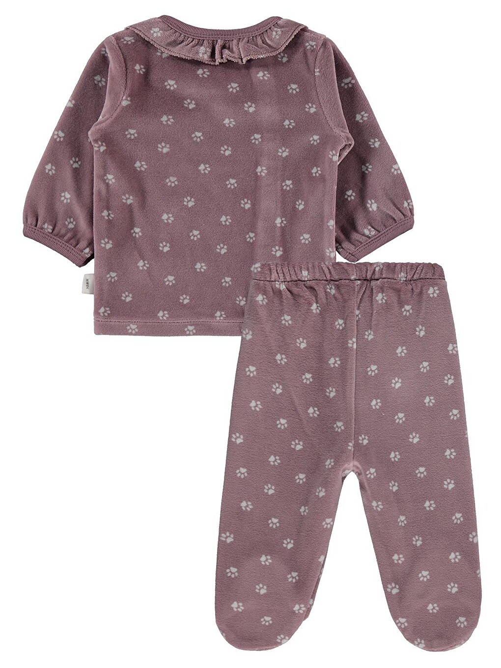 Kahverengi Baby Mini Pati Empirme 1-9 Ay Pijama Takımı - Kahve-1