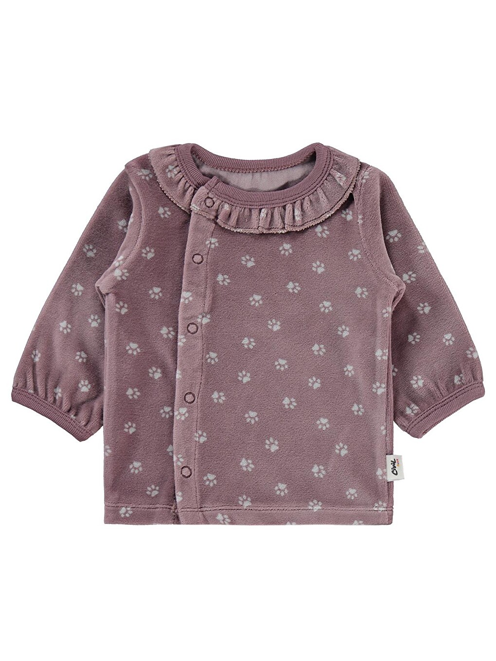 Kahverengi Baby Mini Pati Empirme 1-9 Ay Pijama Takımı - Kahve-2