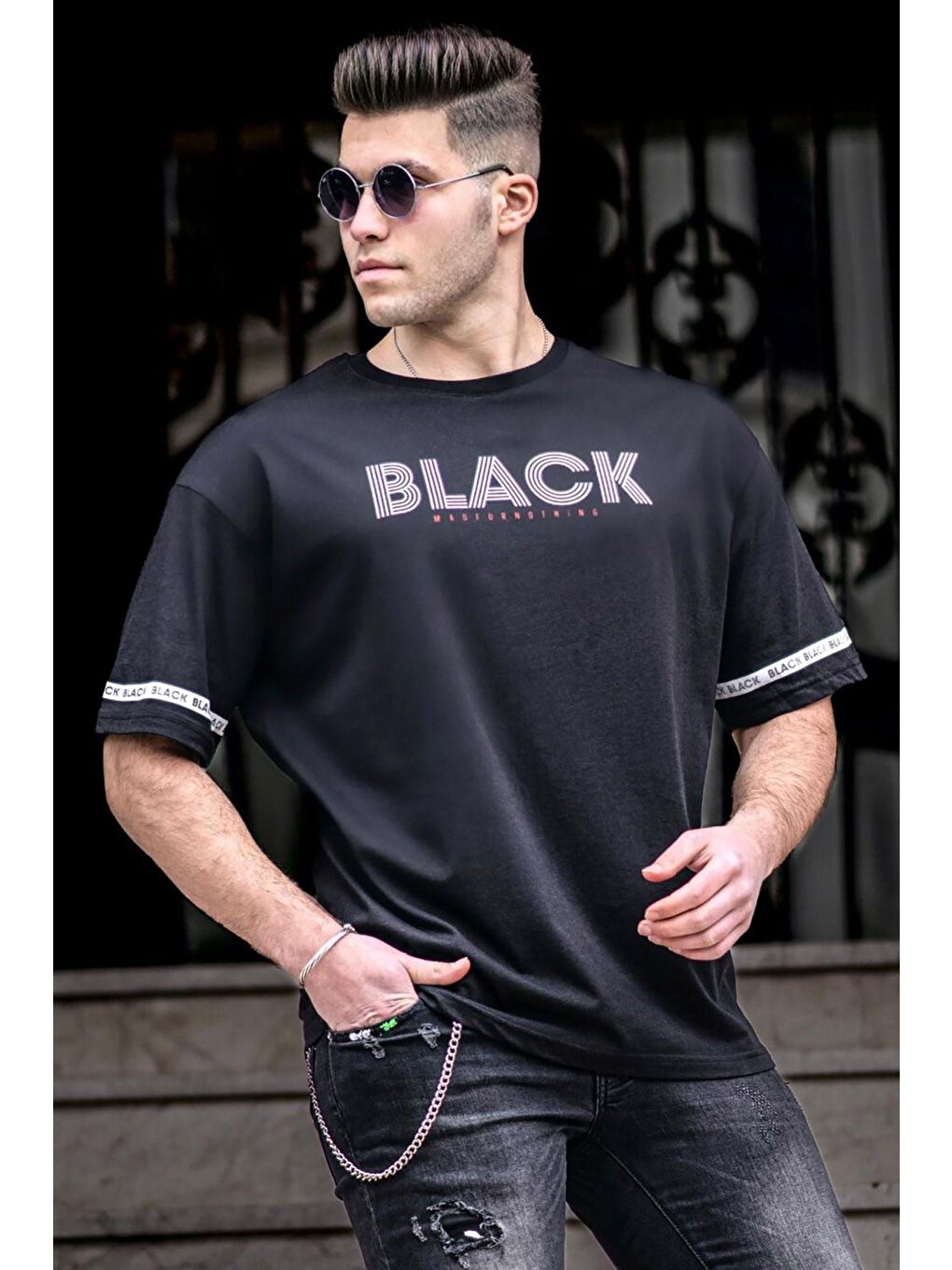 Siyah Erkek Tişört 4976