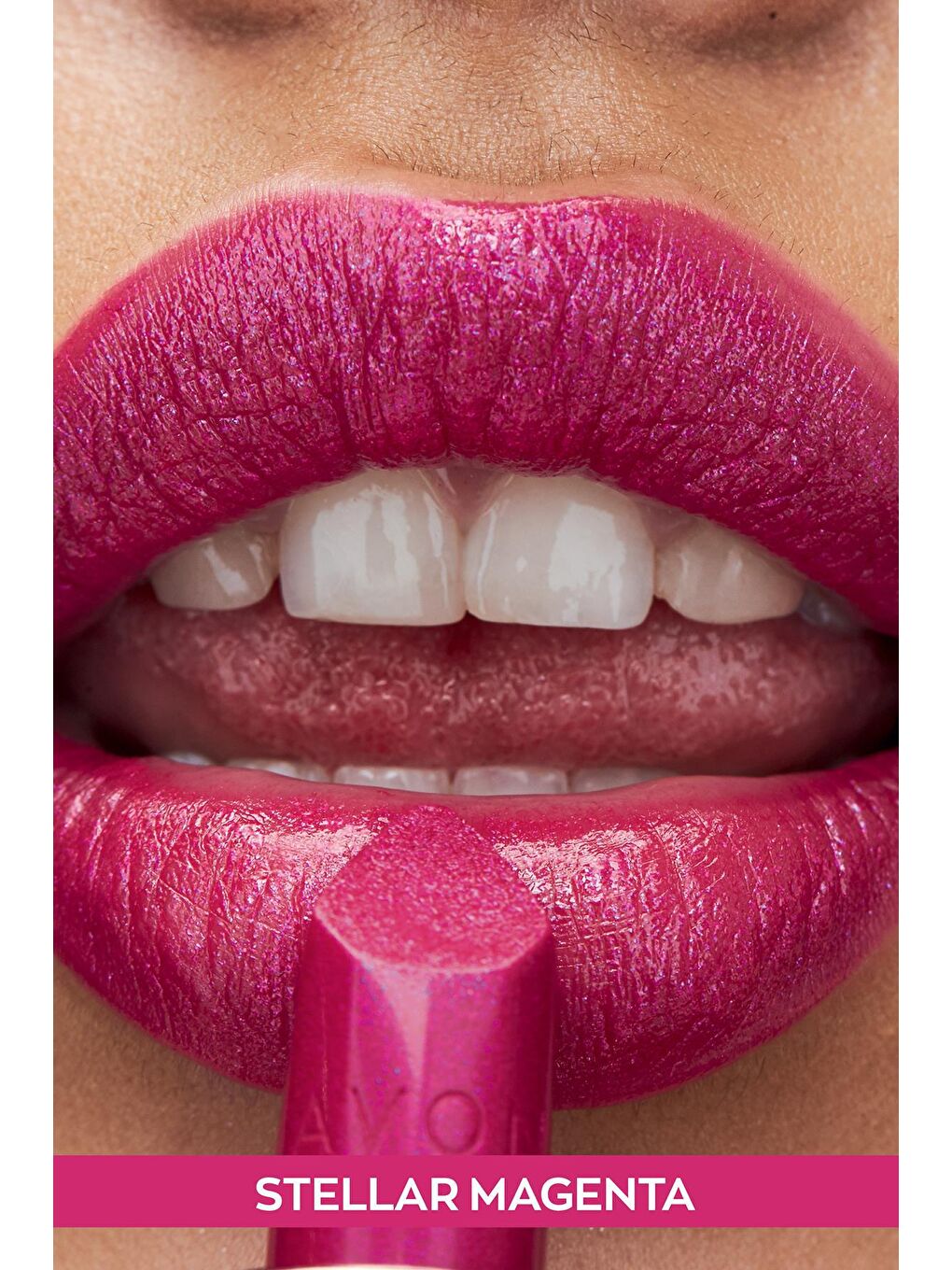 AVON Ultra Shimmer Lipstick - Stellar Magenta - 4