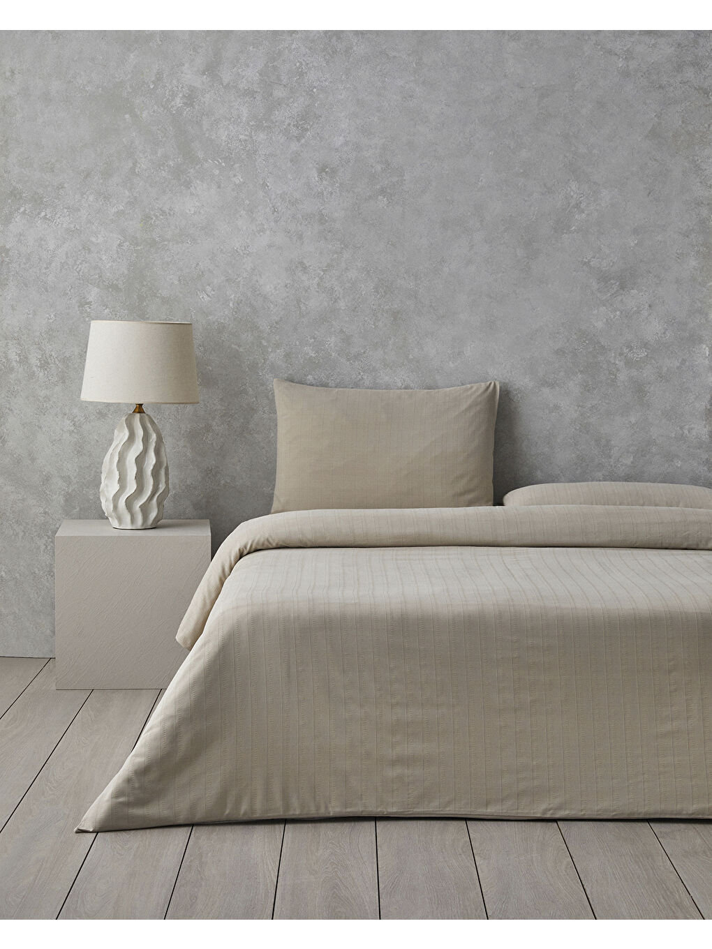 Diamond Çift Kişilik Nevresim Takımı Bej