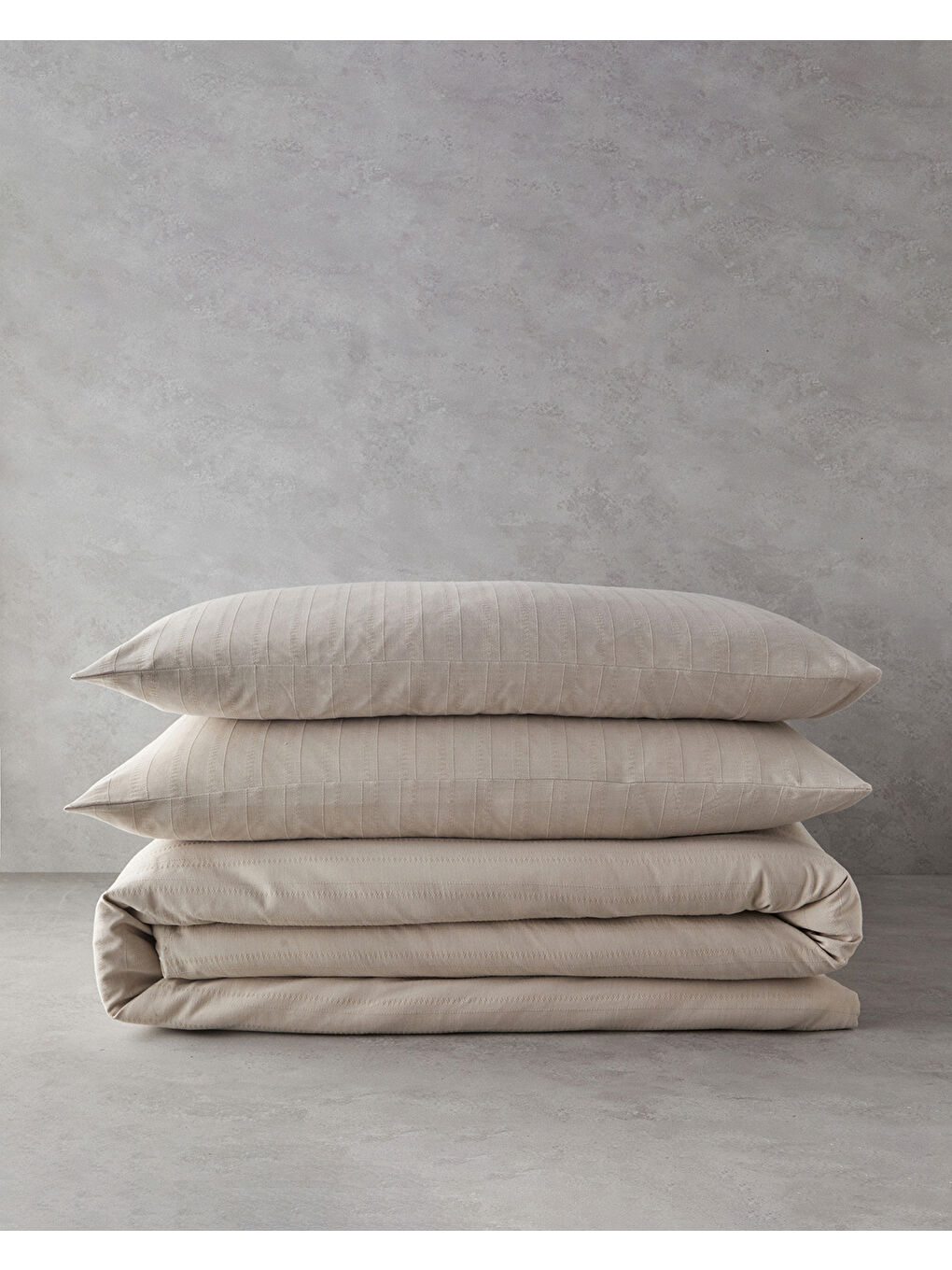 Diamond Çift Kişilik Nevresim Takımı Bej-6