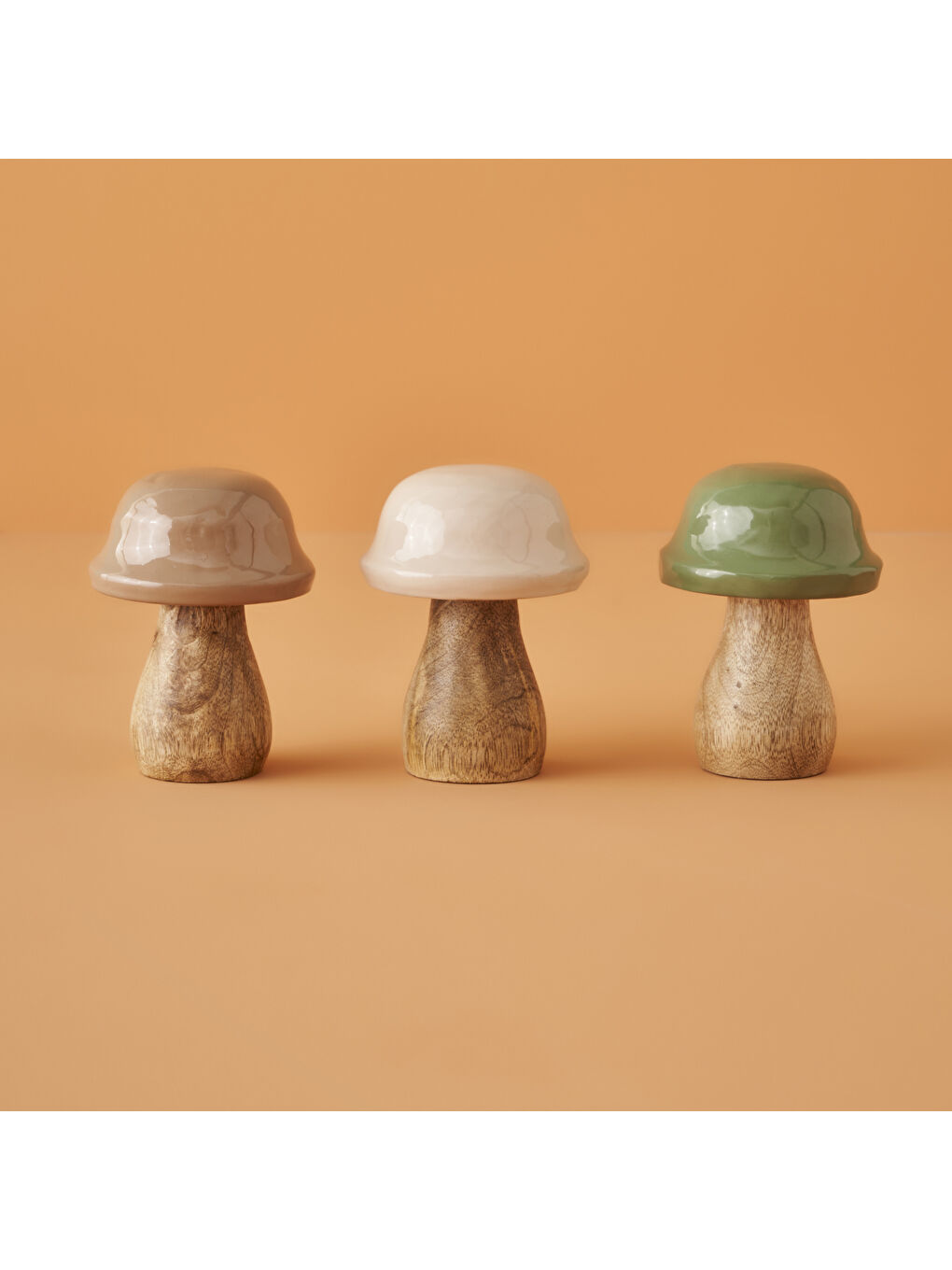 Bella Maison Mushroom Dekoratif Obje Bej (7x10 cm) - 2