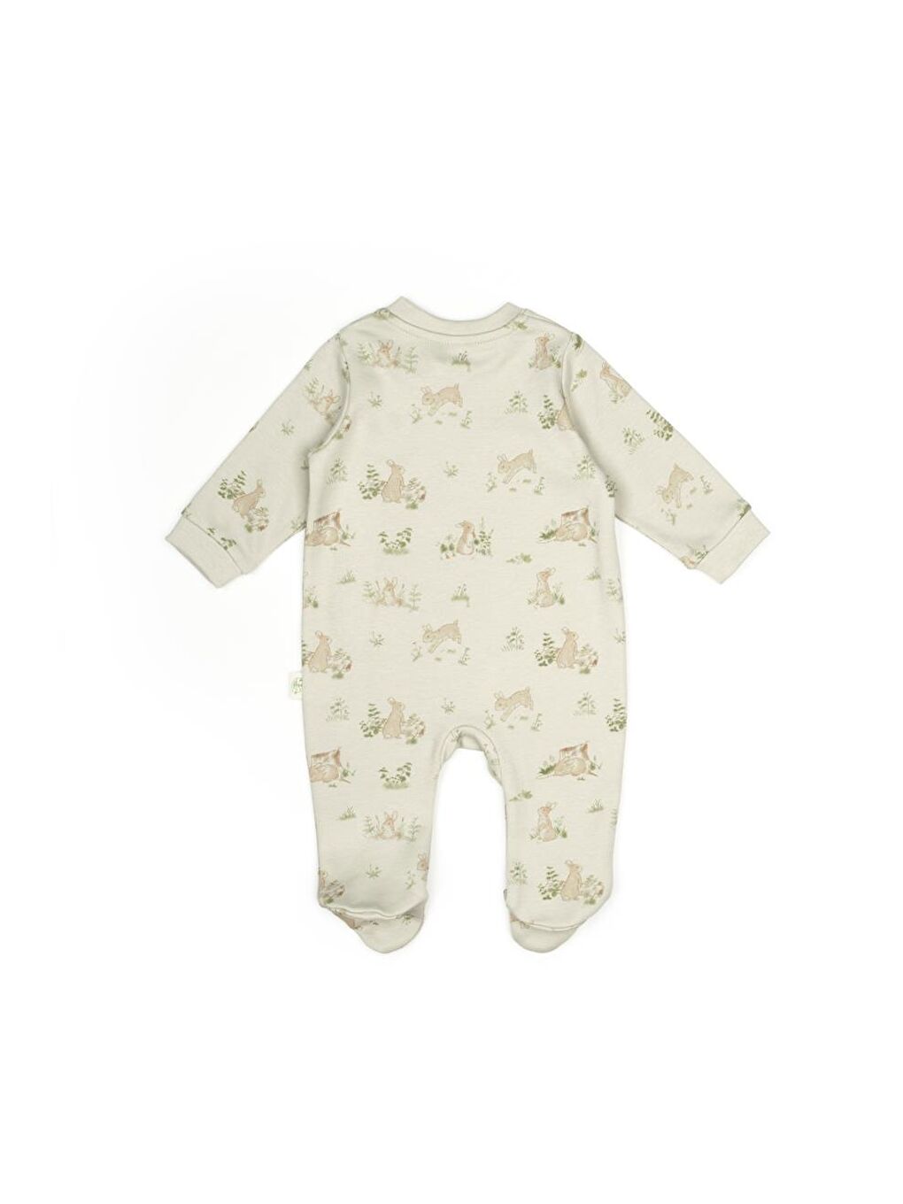 BabyCosy Organic Wear Ekru Bebek 2li Çıtçıtlı Tulum %100 Organik Pamuk, Bebek ve Yenidoğan Serisi - CSY5820 - 3