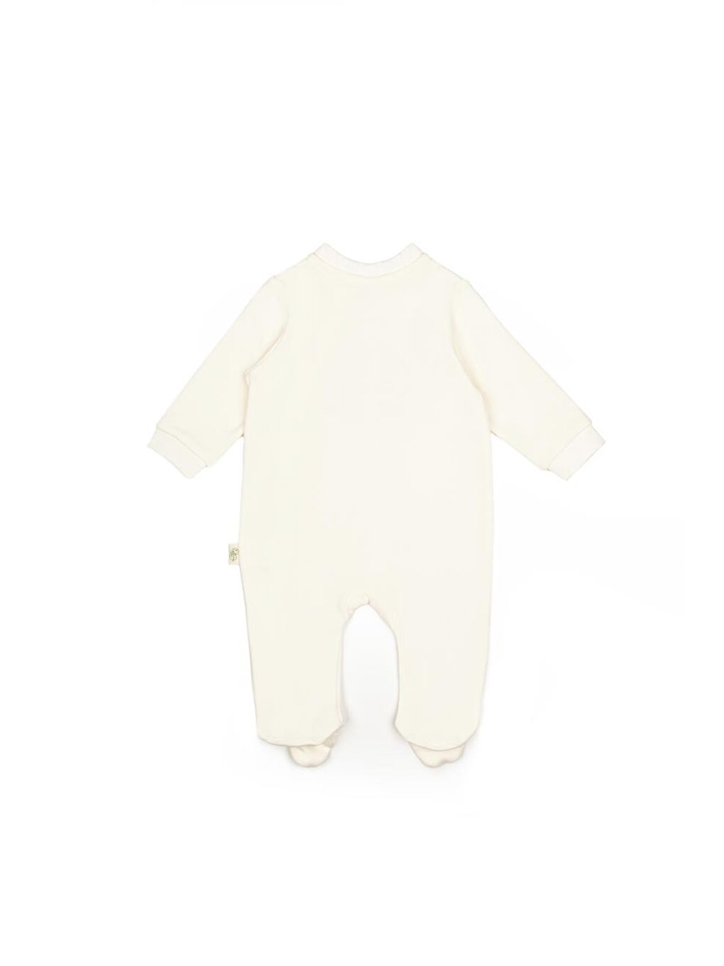 BabyCosy Organic Wear Ekru Bebek 2li Çıtçıtlı Tulum %100 Organik Pamuk, Bebek ve Yenidoğan Serisi - CSY5820 - 5