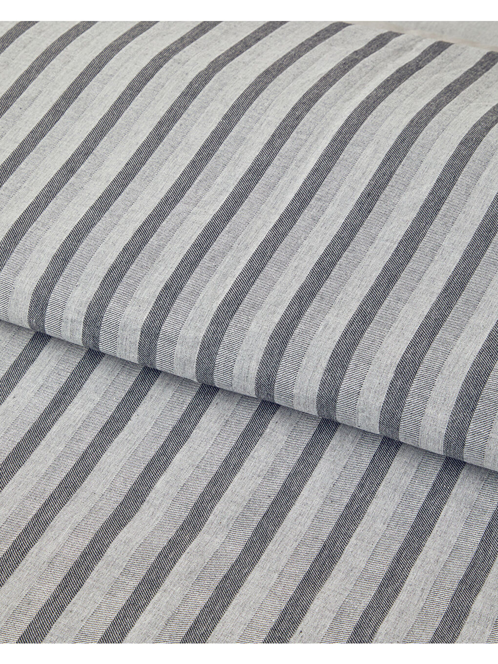 Elite Lines İpliği Boyalı Çift Kişilik Nevresim Takımı Gri-2