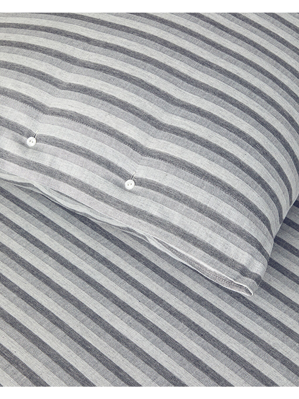 Elite Lines İpliği Boyalı Çift Kişilik Nevresim Takımı Gri-3