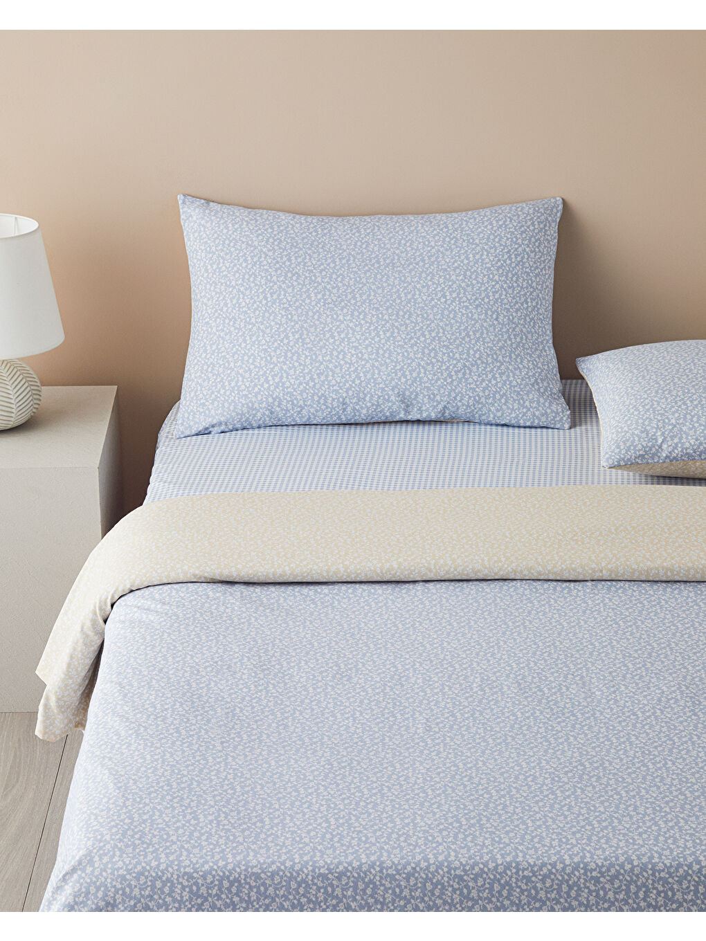 Mavi Fancy Flowers Nevresim Takımı 160x220 cm-2