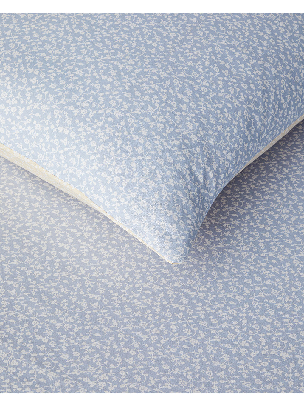 Mavi Fancy Flowers Nevresim Takımı 160x220 cm-4