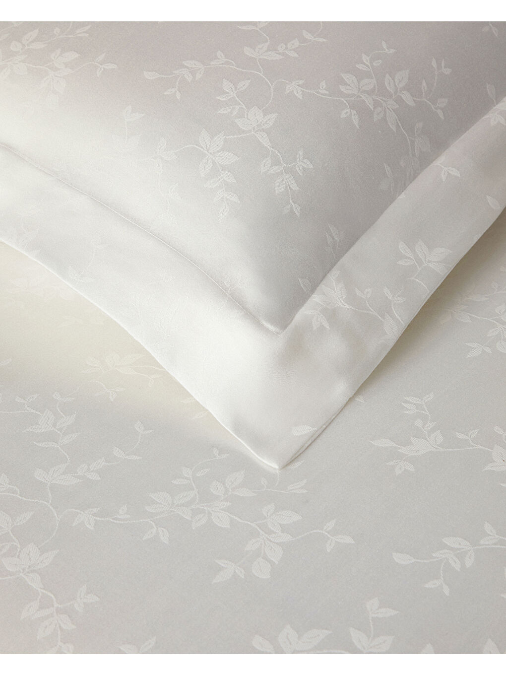 Taylor Lyocell Saten Çift Kişilik Nevresim Takımı 200x220 cm Beyaz-3