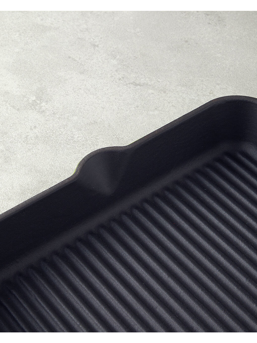 Demir Döküm Kare Grill Tava 30 cm Kırmızı-1