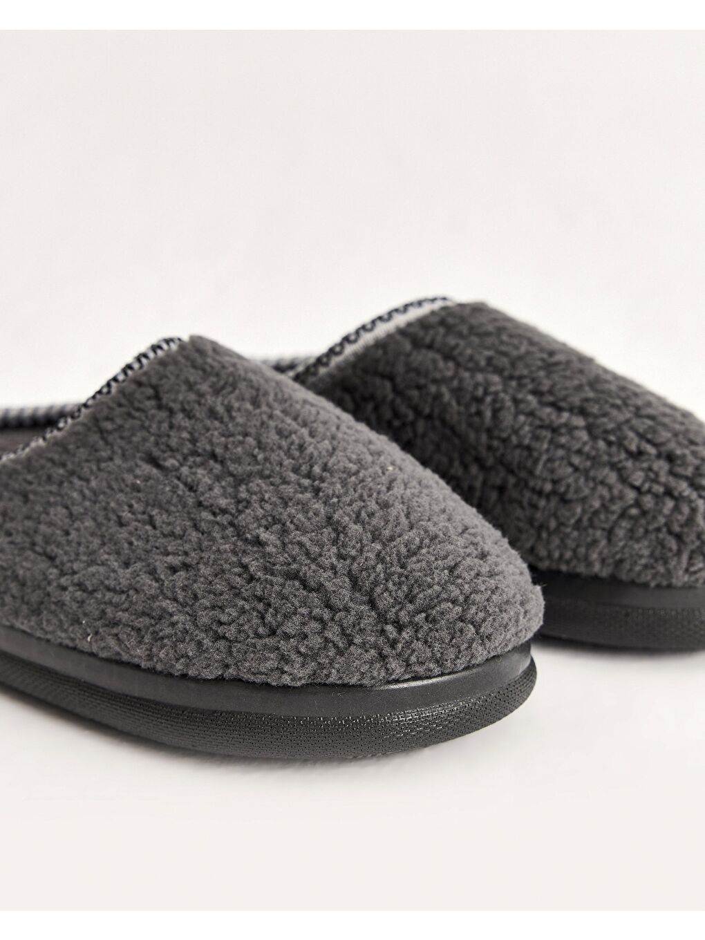 Gri Kadın Ev İçi Ayakkabı – Layla-3