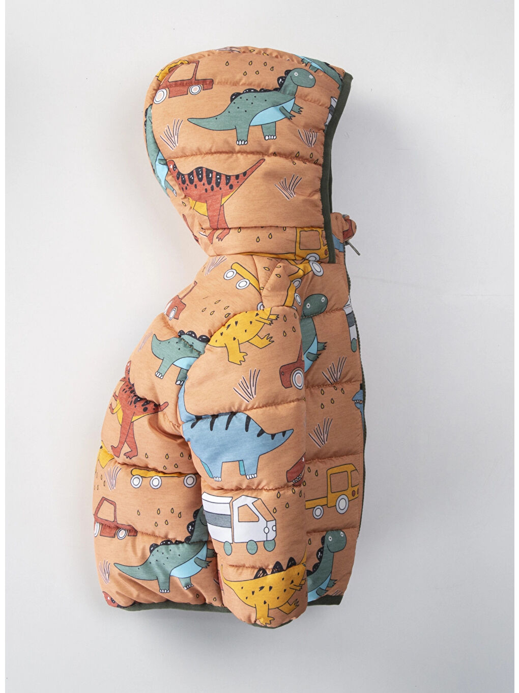 Kahverengi Desenli Erkek Bebek Mont 51308-1