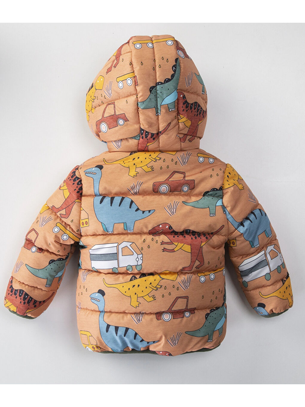 Kahverengi Desenli Erkek Bebek Mont 51308-3