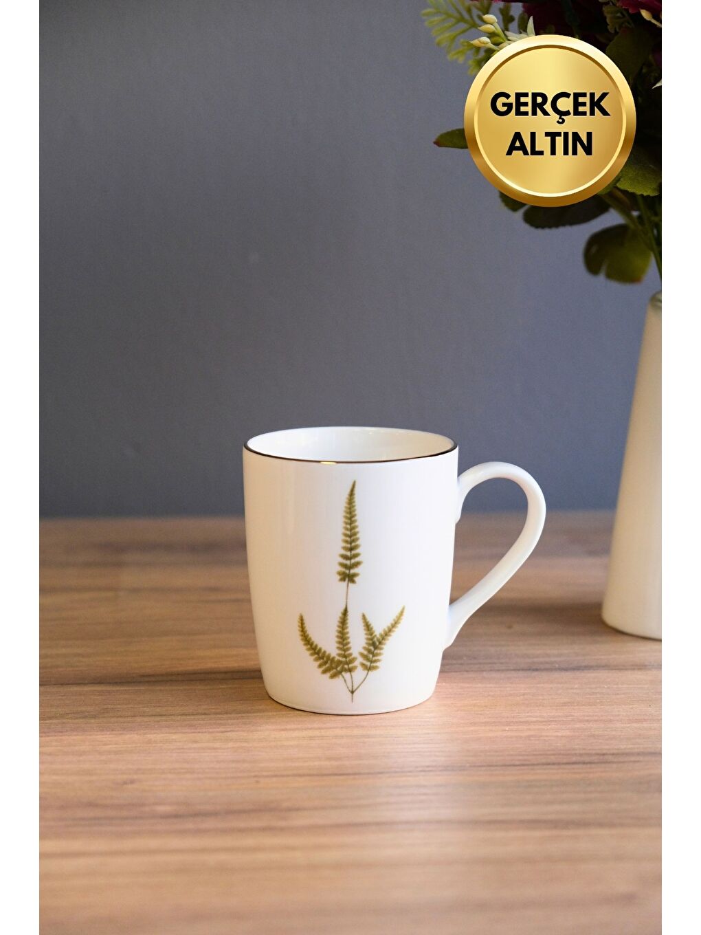 Karışık Porselen Natura Marinum Kulplu Mug Kupa 9cm 220ml Tekli-2