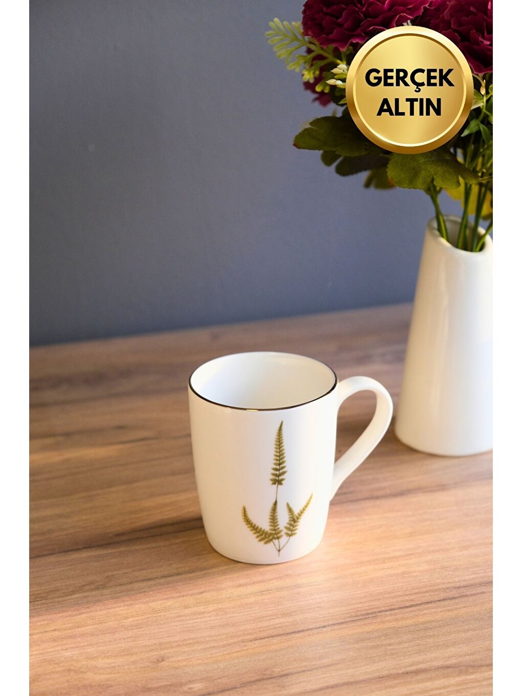 Karışık Porselen Natura Marinum Kulplu Mug Kupa 9cm 220ml Tekli-3