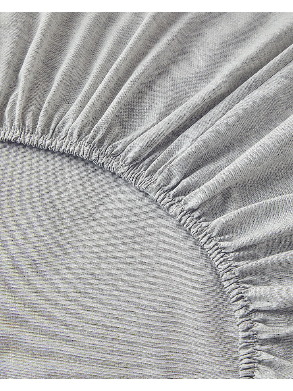 Pure Waffle İpliği Boyalı Çift Taraflı Çift Kişilik Nevresim Takımı Gri-6