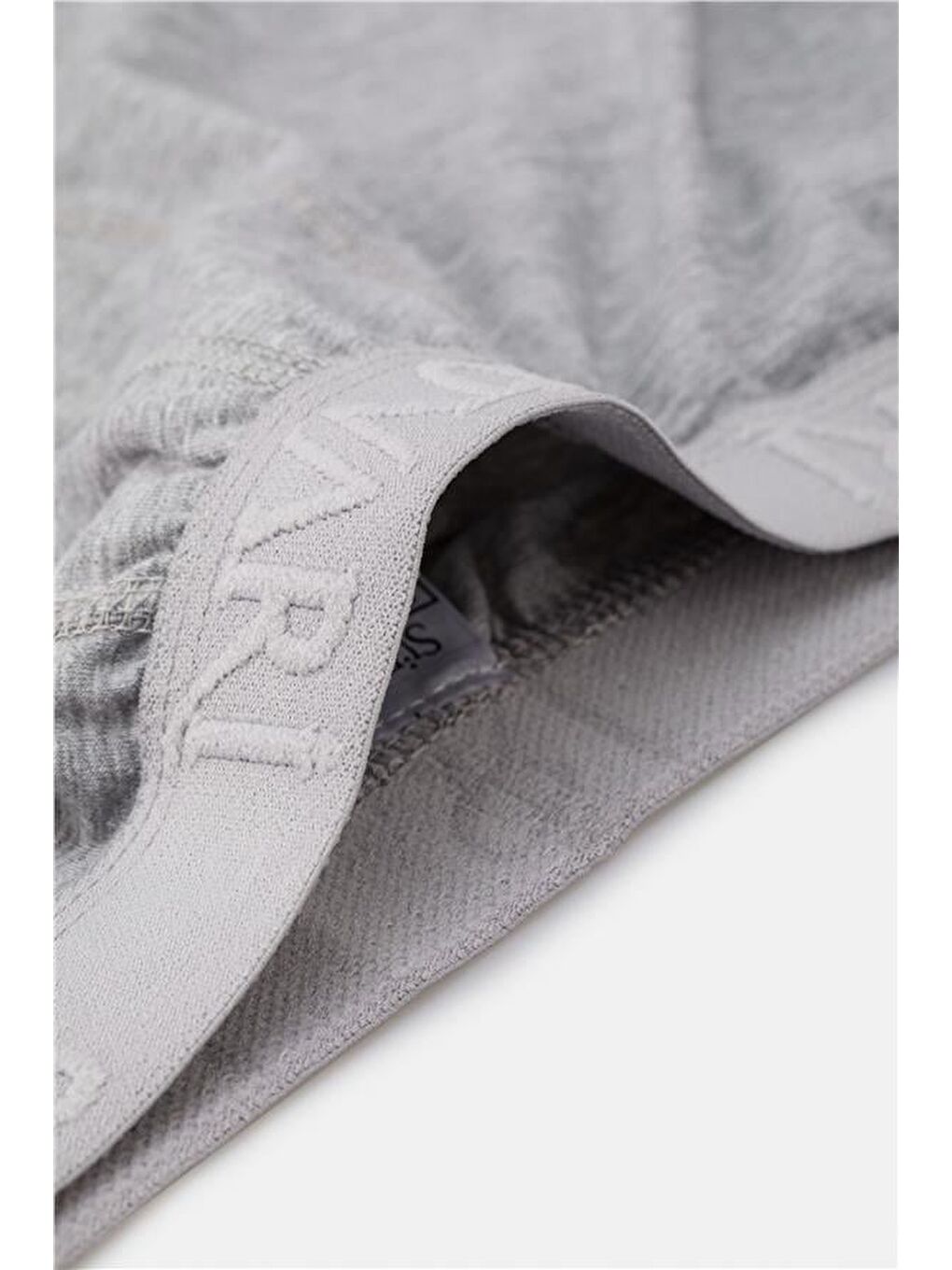 Gri Regular Düz Boxer-1