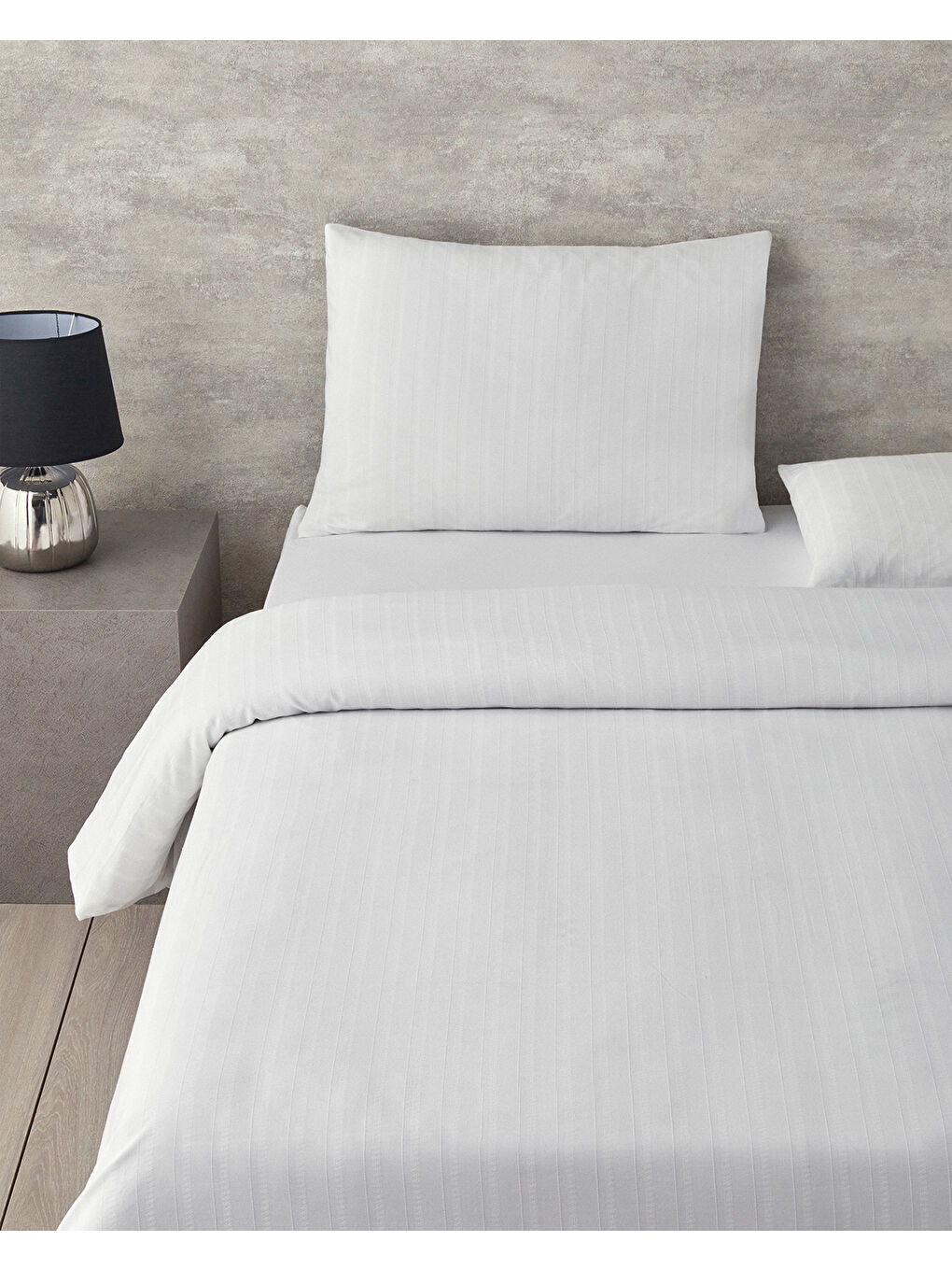 Diamond Çift Kişilik Nevresim Takımı Beyaz-1