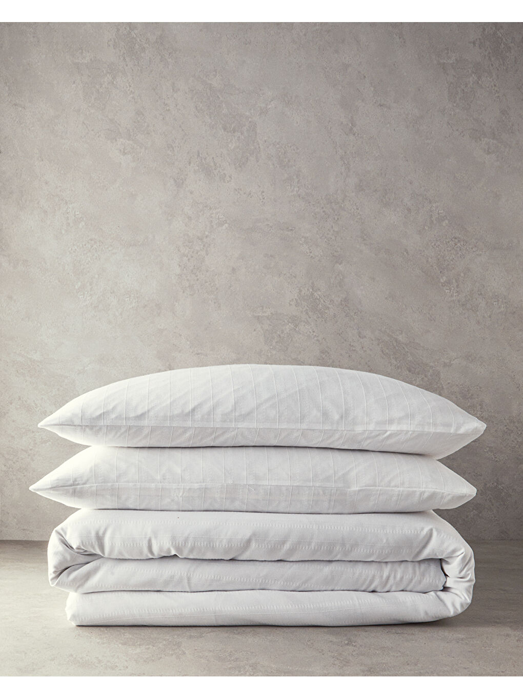 Diamond Çift Kişilik Nevresim Takımı Beyaz-6