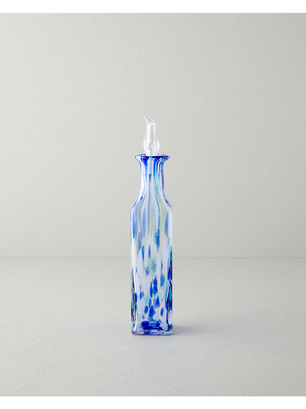 English Home Pattern Cam Yağdanlık 450 ml Mavi