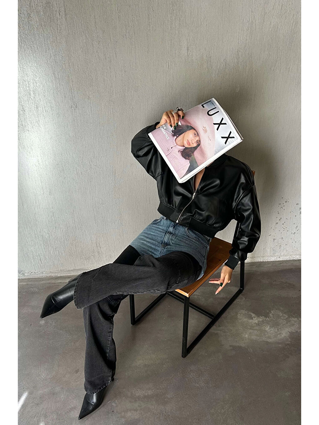 Karışık Kadın Mavi Çift Renk Jean Pantolon 1037-3701-10