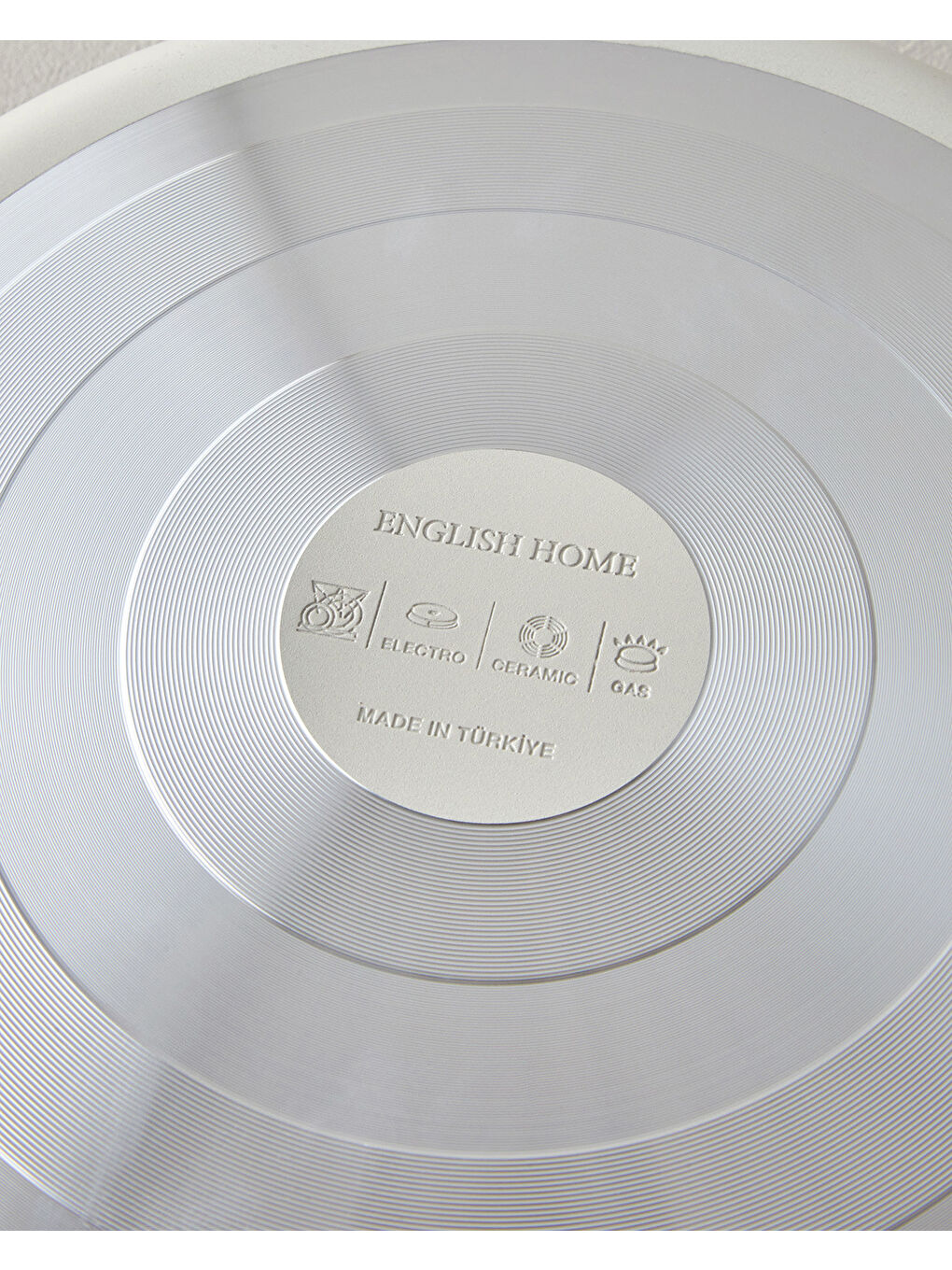 Ekru Luna Basık Tencere Krem-5