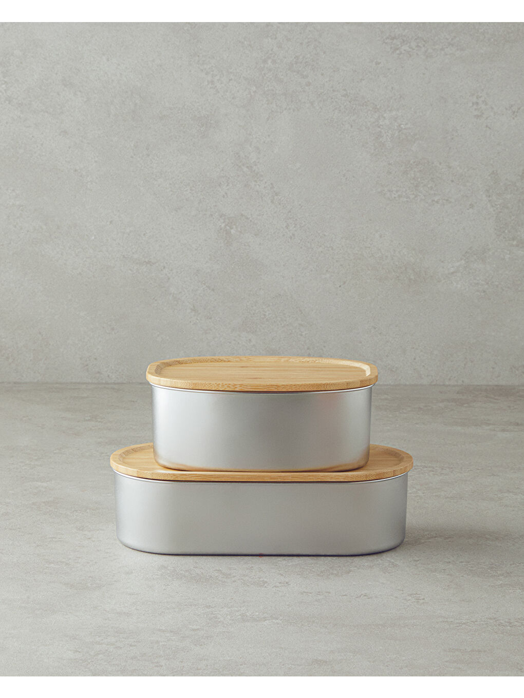 Gri Nador Paslanmaz Çelik Lunch Box 620 ml Silver-3