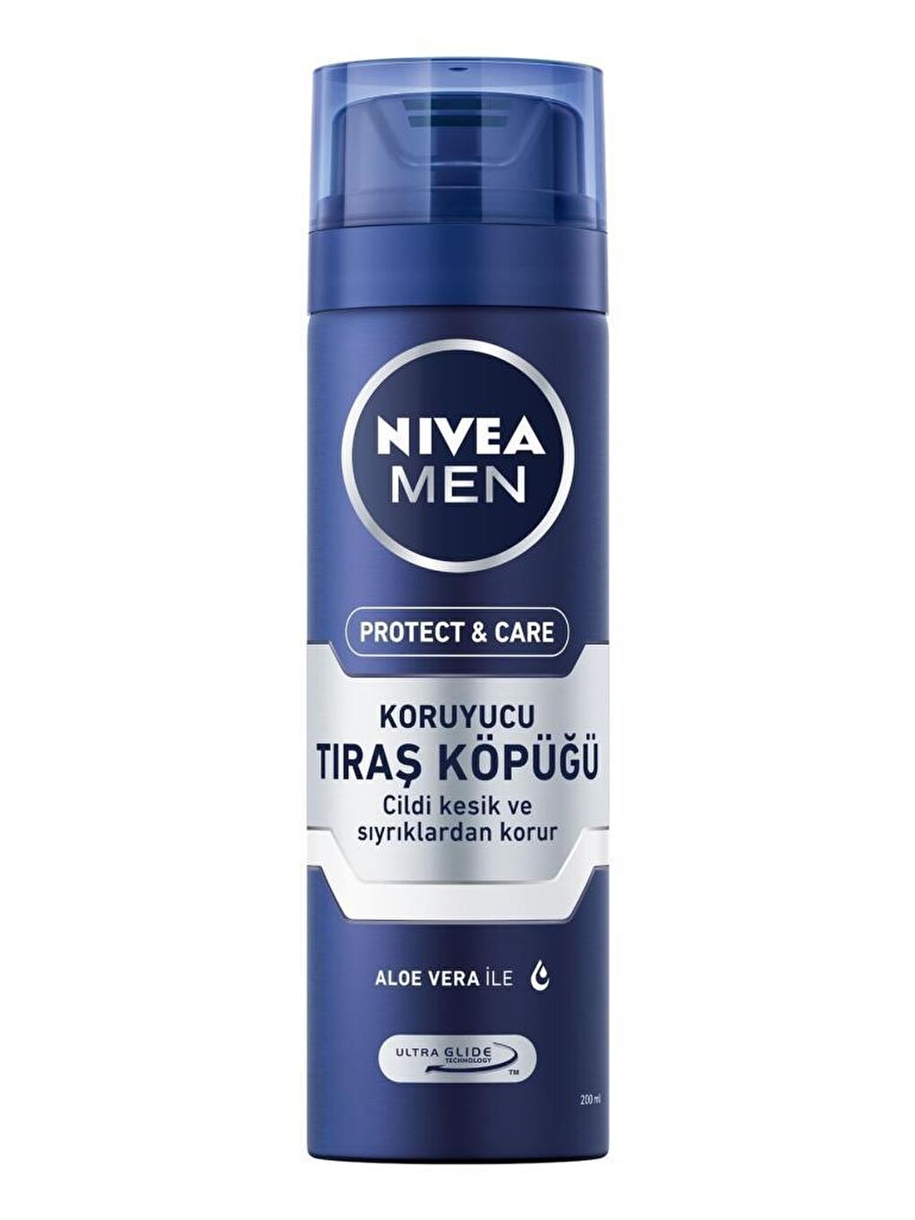 NIVEA Men Tıraş Köpüğü Protect&Care 200 ml, Ne mlendirici, Kesik Ve Sıyrıklardan Korur - 1