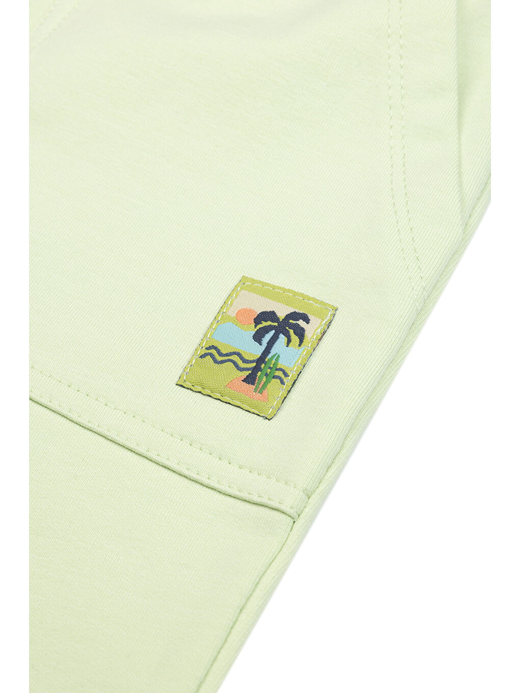 Erkek Çocuk Kare Cepli Şort  2 Yaş-6 Yaş Yeşil-3