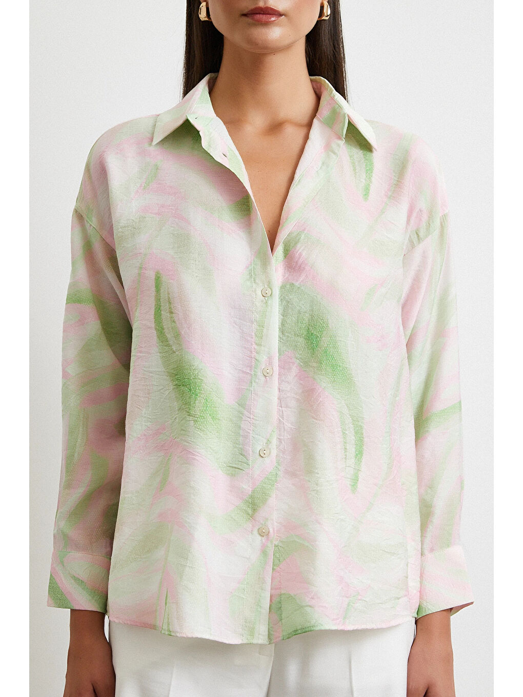 Deniz Esintisi Gömlek Pembe-4