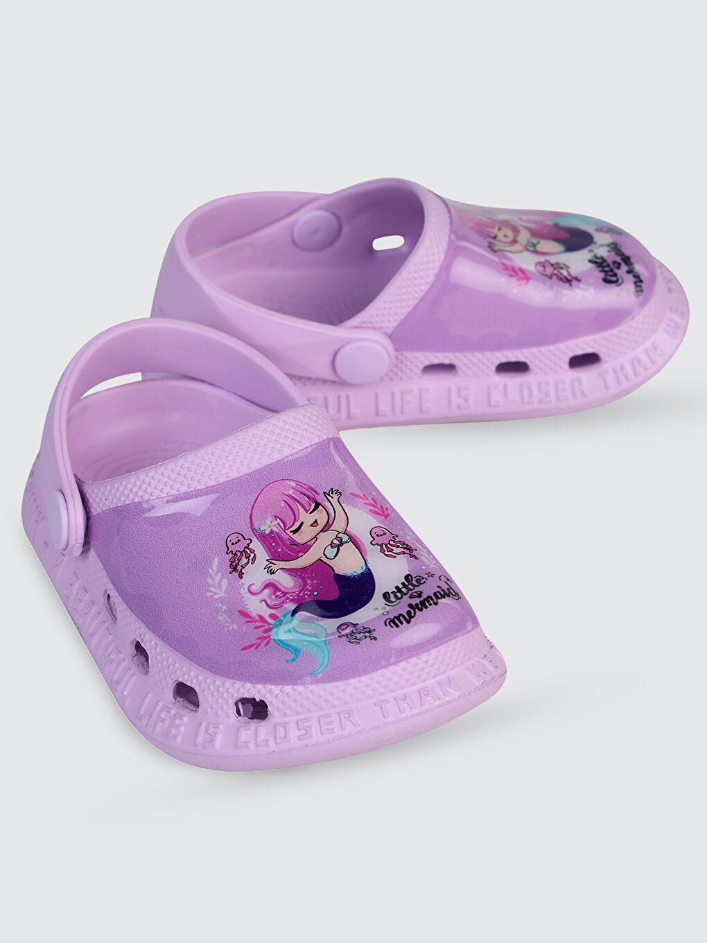 Girls Kız Çocuk Terlik 26-30 Numara Lila-2