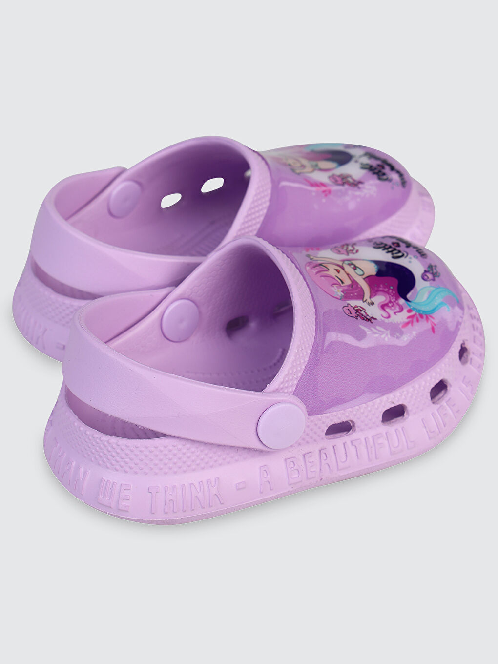 Girls Kız Çocuk Terlik 26-30 Numara Lila-3