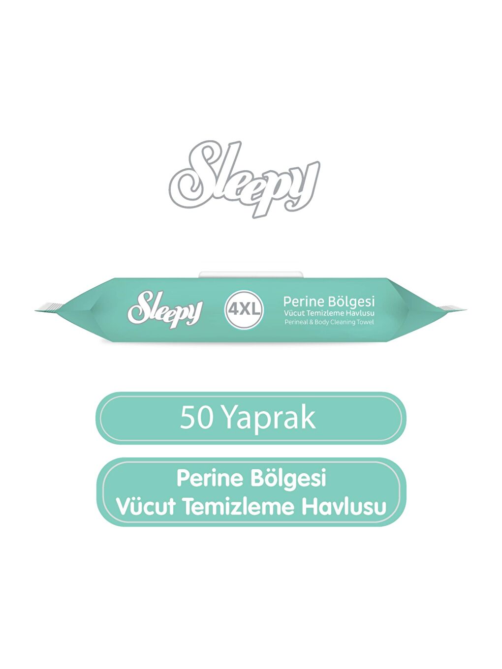 Perine Bölgesi Vücut Temizleme Havlusu 50 Yaprak