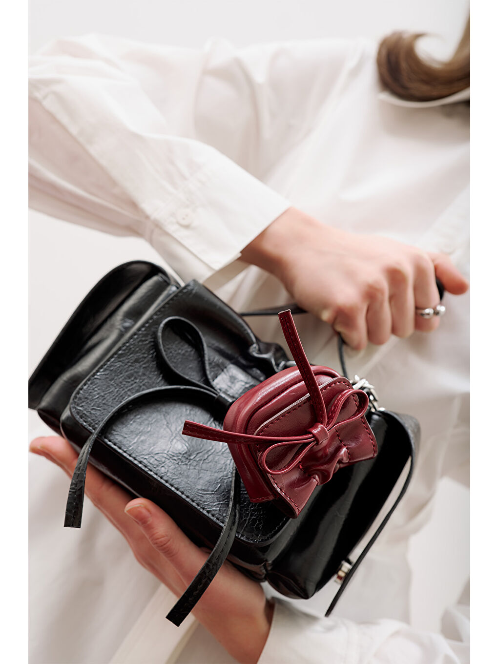 Lola Mini Cüzdan Bordo-1