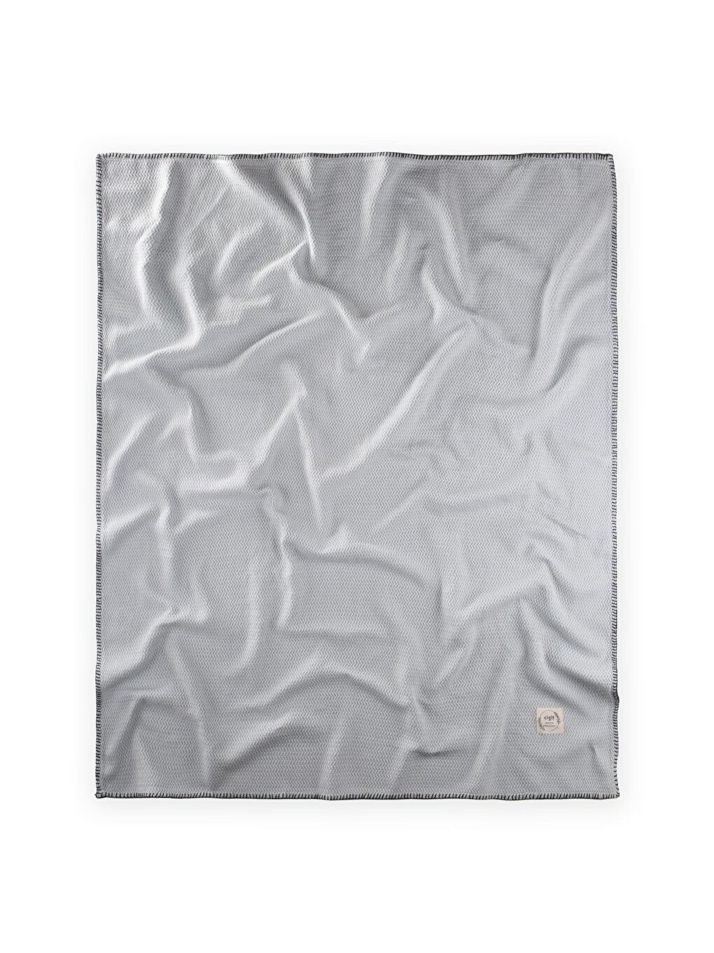 Çoban Dikişli Battaniye 93X100 Cm (+/- 3 Cm ) Mavi-1