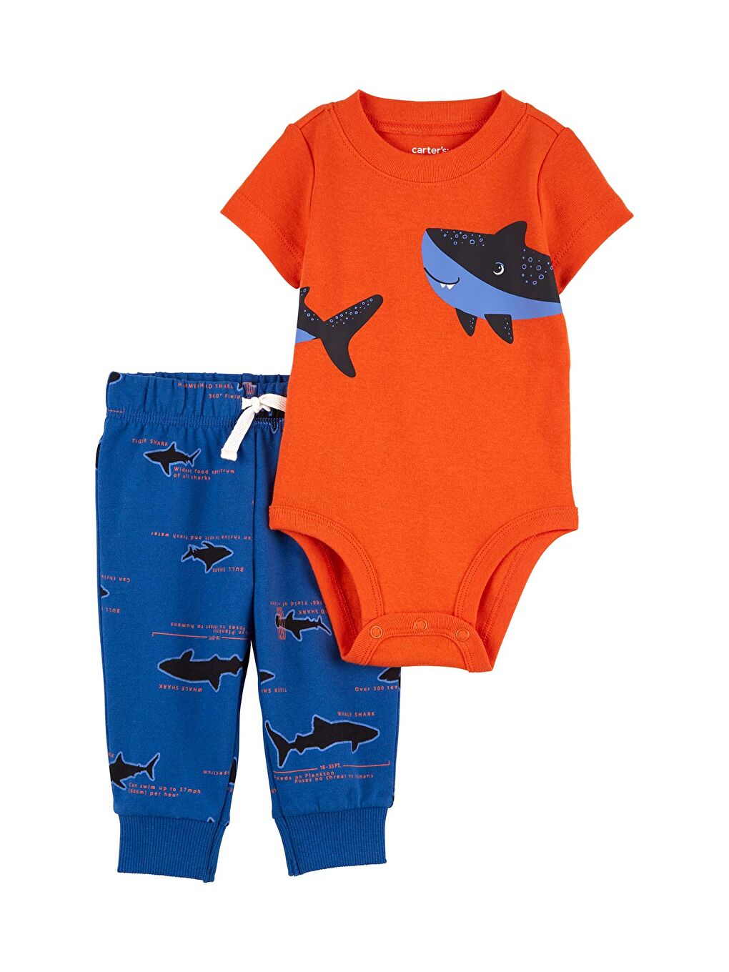 Carter's Mavi Erkek Bebek Body Pantolon Set