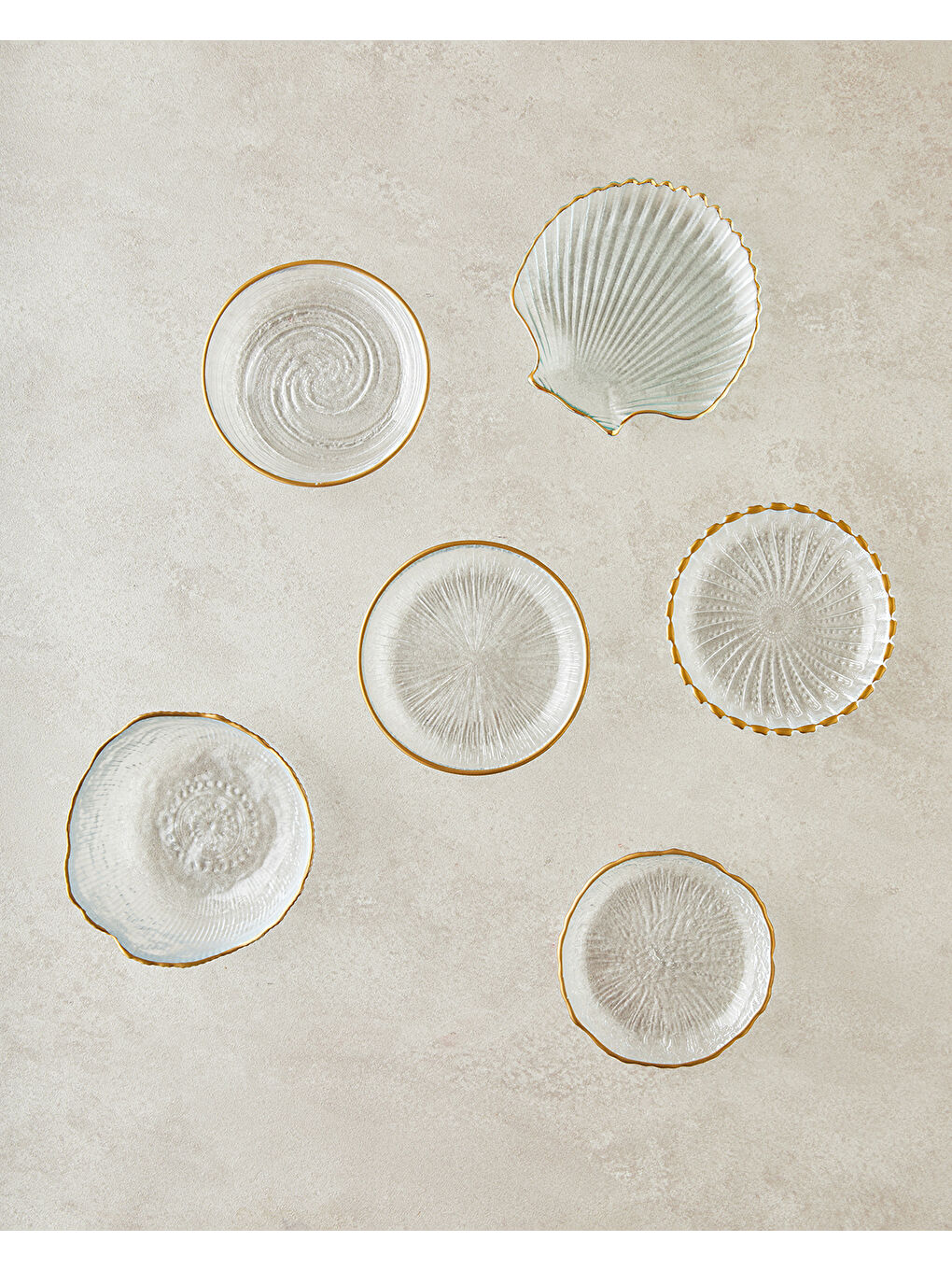 Sarı Petal Cam Çerezlik 12 cm Gold-2