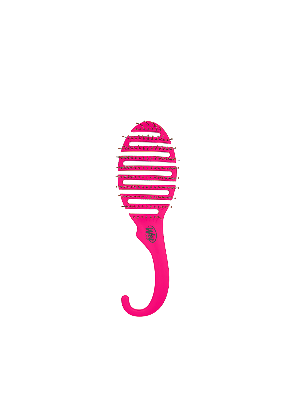 Wet Brush Karışık Shower Detangler Simli Saç Fırçası Pembe