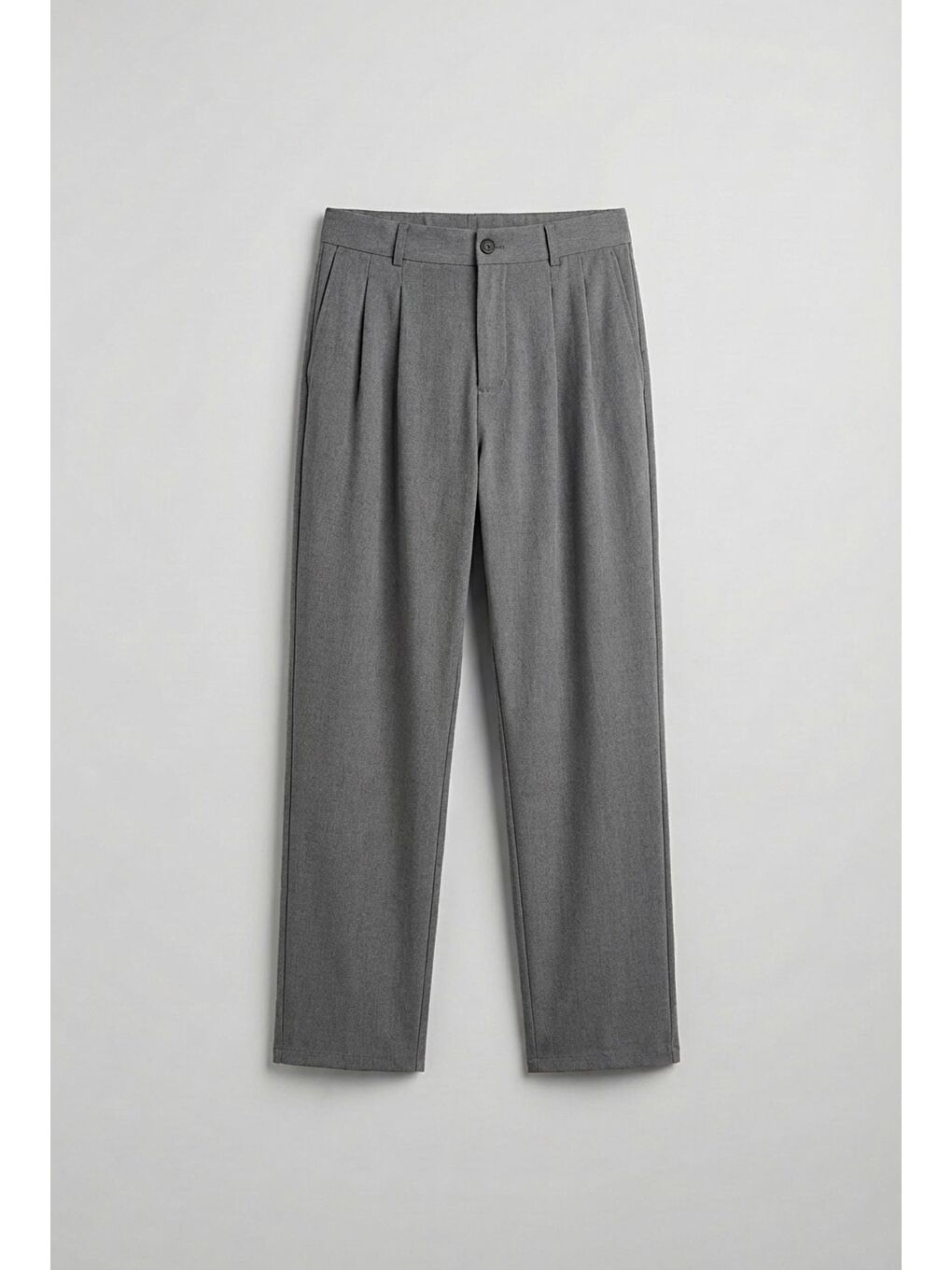 Erkek Baggy Fit Kumaş Pantolon Antrasit