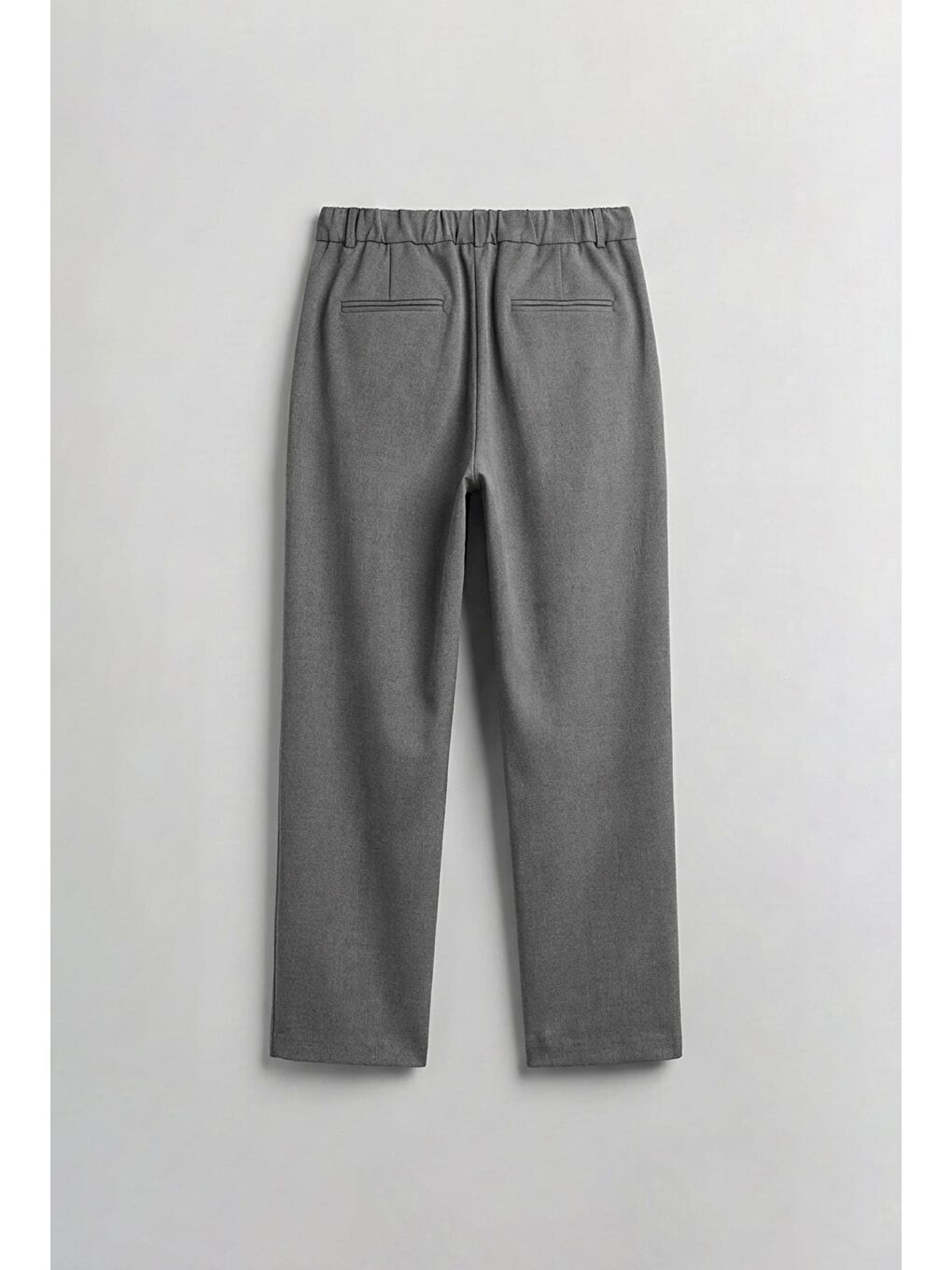 Erkek Baggy Fit Kumaş Pantolon Antrasit-1