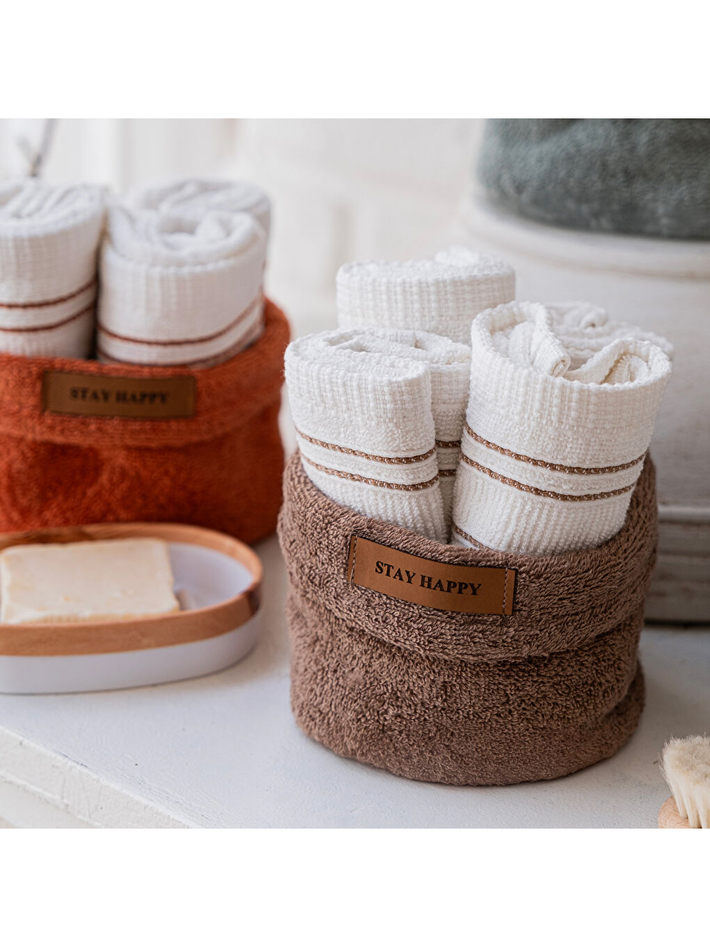 Home Daily 4 lü Havlu Seti 30x50 Cm-Antrasit-9