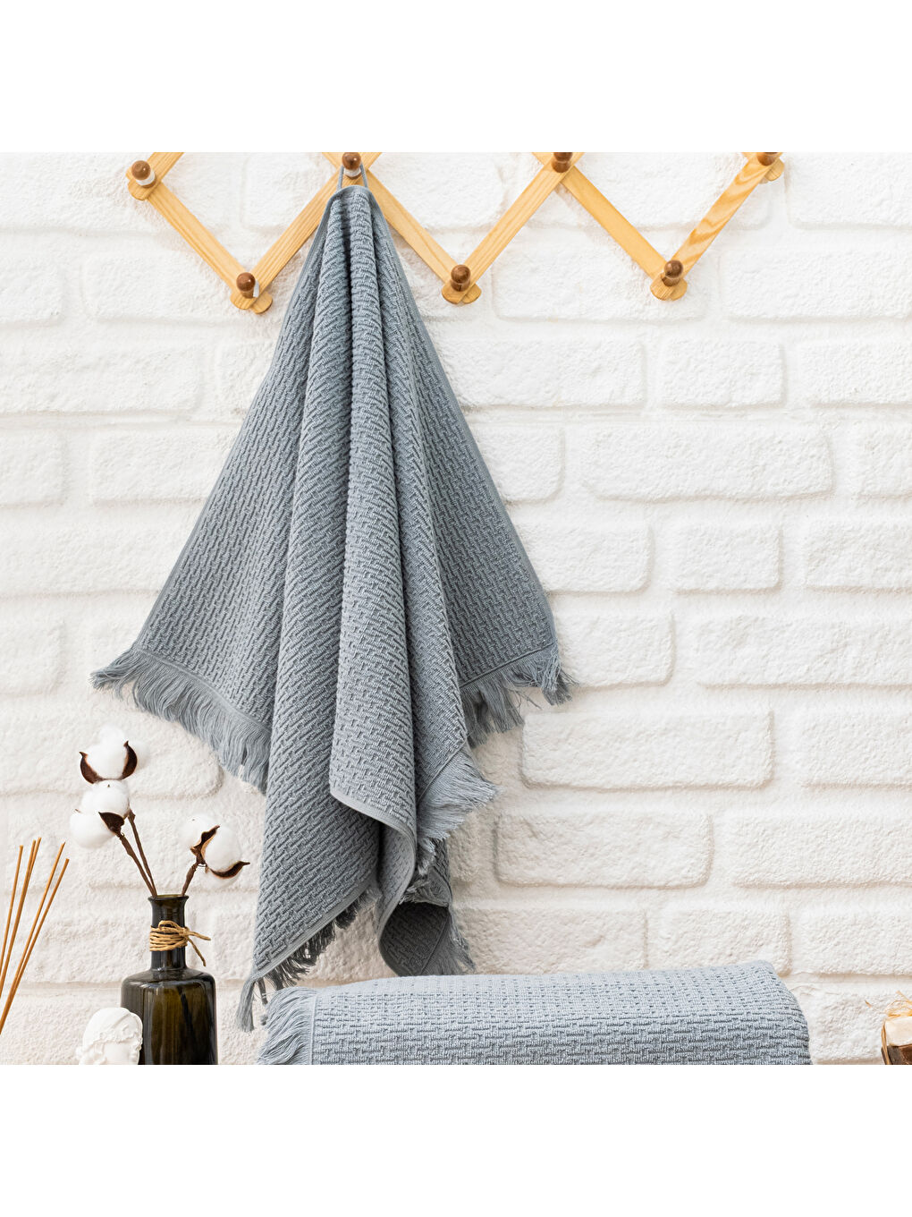 Home Polly Havlu 70x140 Cm-İndigo-1