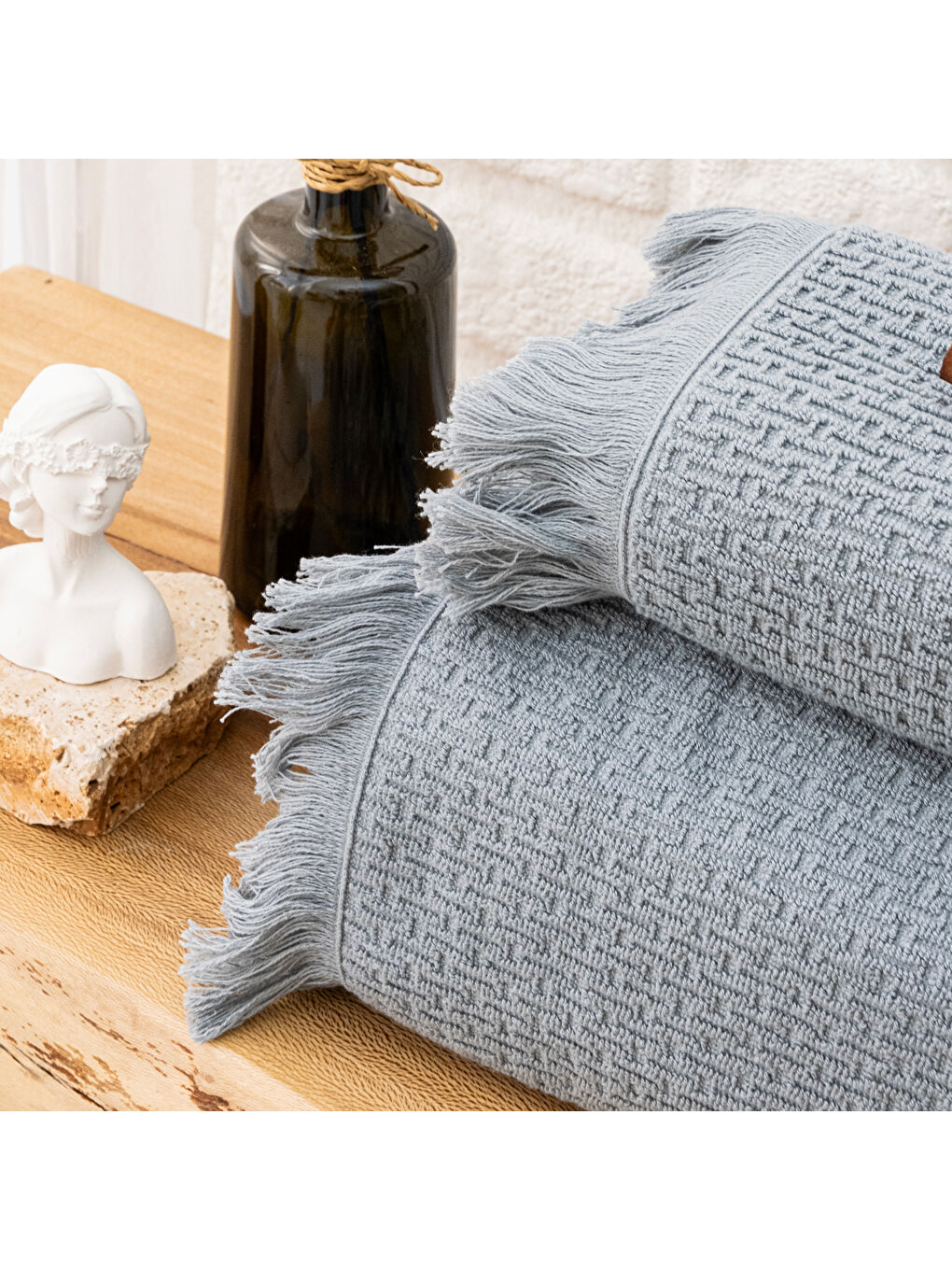 Home Polly Havlu 70x140 Cm-İndigo-3