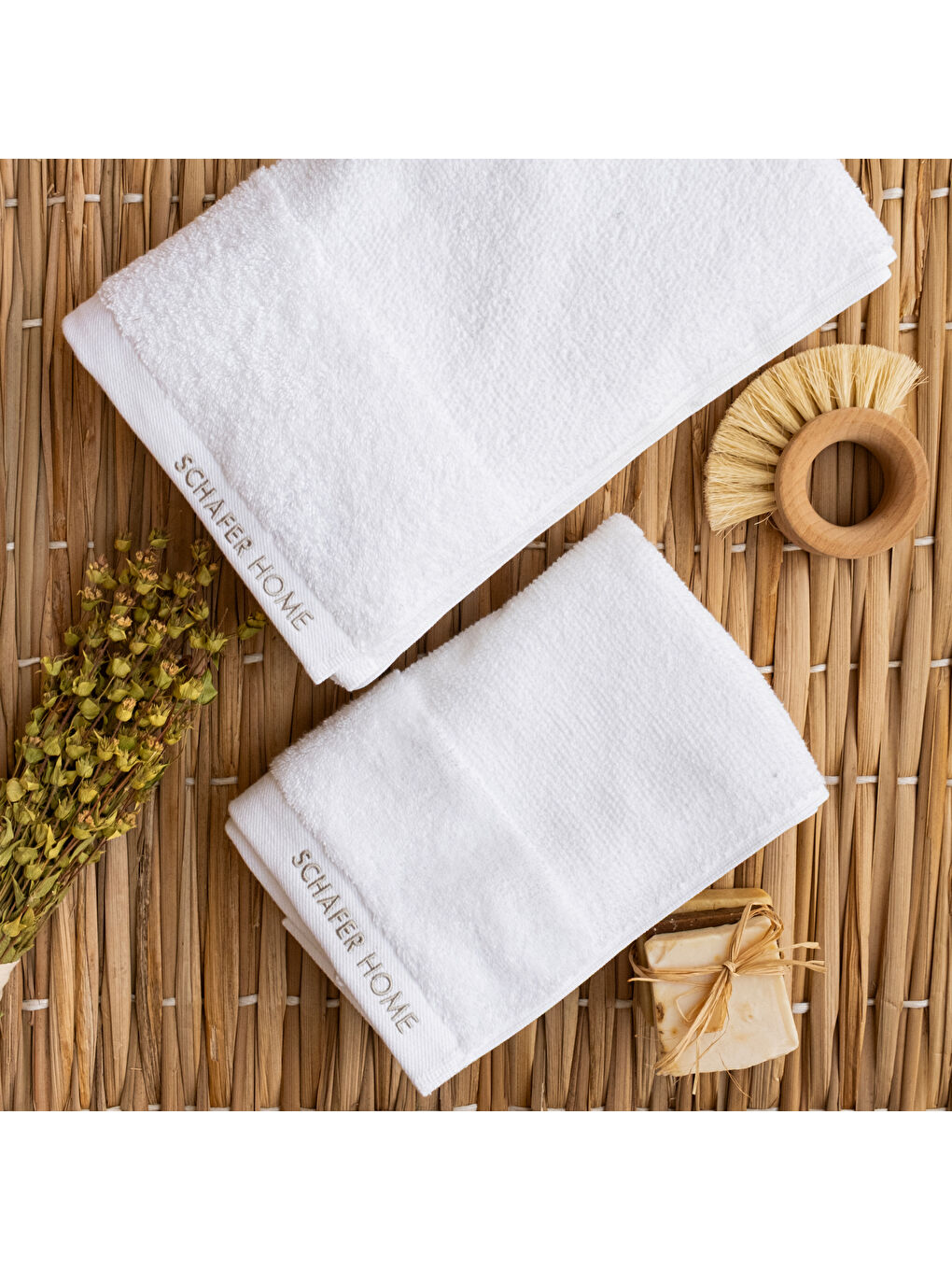 Home Soft Touch Havlu 70X140 Cm-Beyaz-6