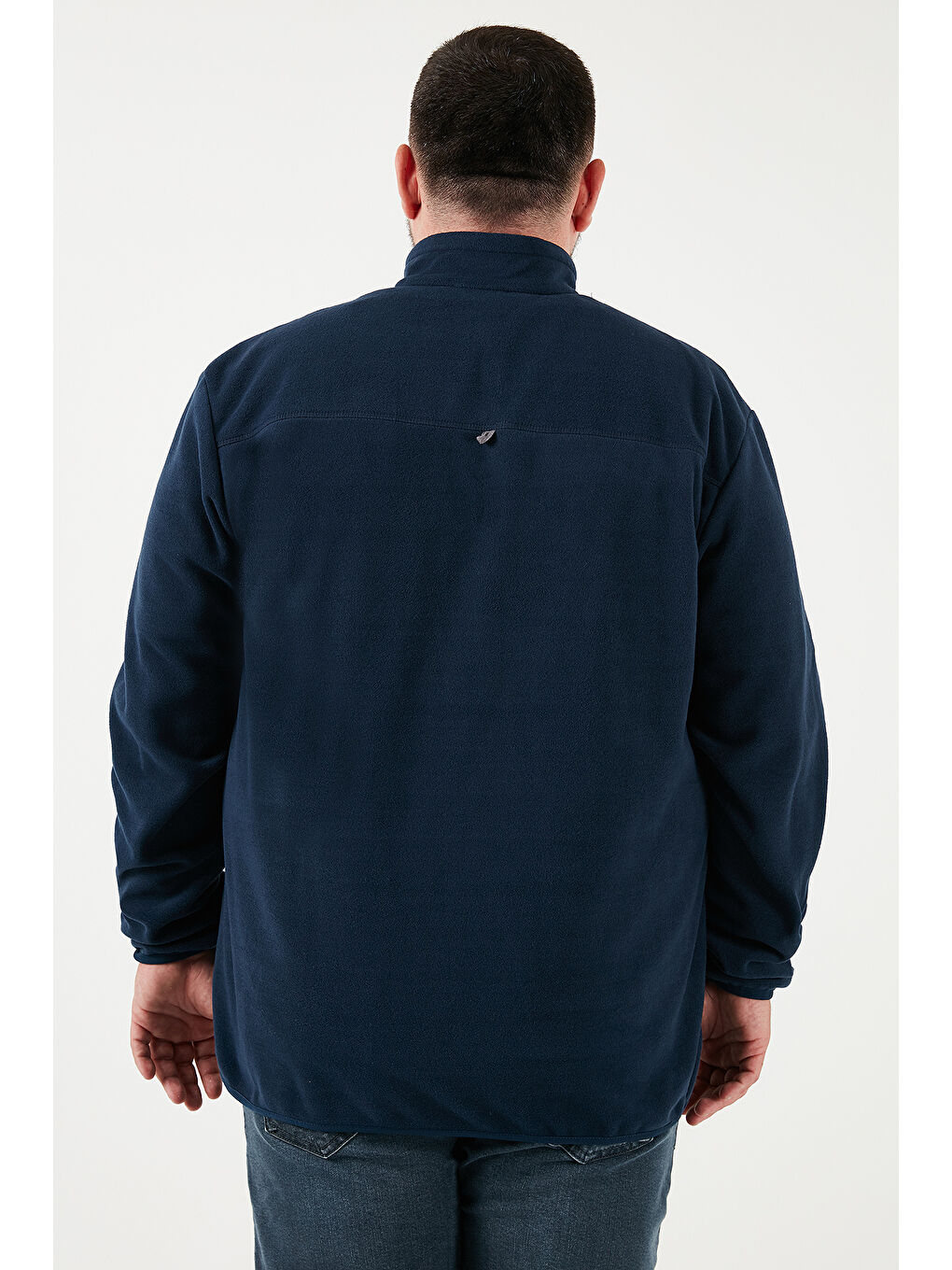 Antrasit Regular Fit Anti-Pilling Büyük Beden Dik Yaka Kışlık Şardonlu 2'li Paket Polar 5906001BS2-3