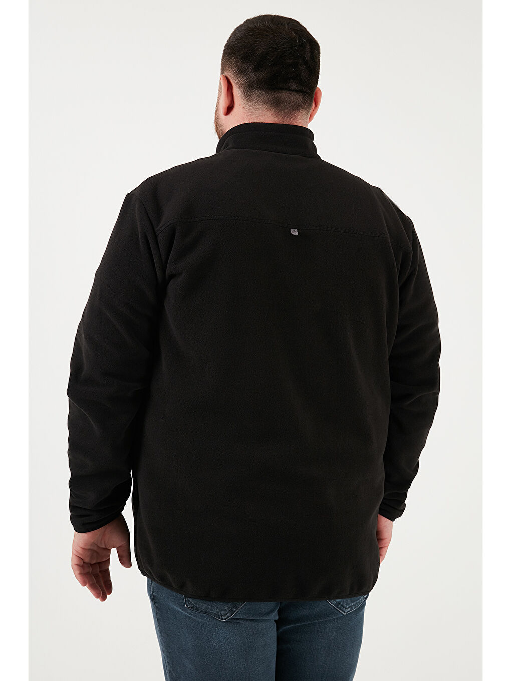 Lacivert Regular Fit Anti-Pilling Büyük Beden Dik Yaka Kışlık Şardonlu 2'li Paket Polar 5906001BS2-3